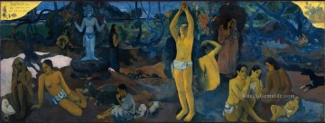 Paul Gauguin Werke - D ou venonsnous Que sommes nous Ou allons nous Wo wir von Kommst Was sind wir Wohin gehen wir Paul Gauguin
